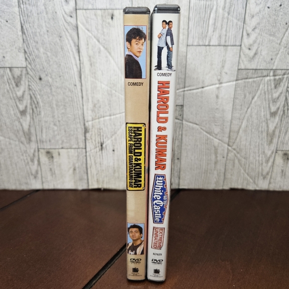 Harold & Kumar Lot of 2 DVDs Go To White Castle/Escape From Guantanamo Bay - Picture 7 of 7
